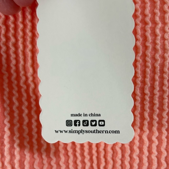 Simply Southern NWT Women’s Dress Size Medium Peach Color - Picture 5 of 11